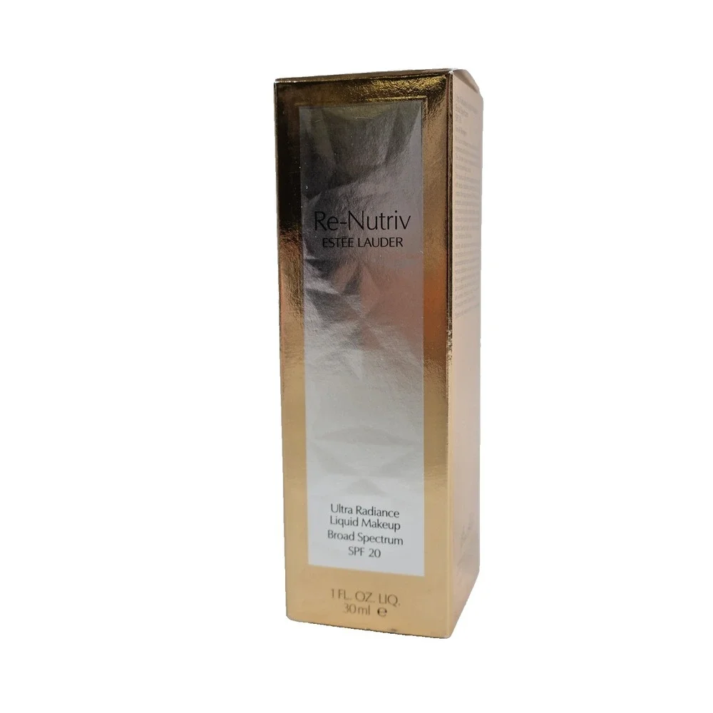 Estee Lauder Re-Nutriv Ultra Radiance Liquid Makeup SPF 20 1 oz 2W0 Warm Vanilla